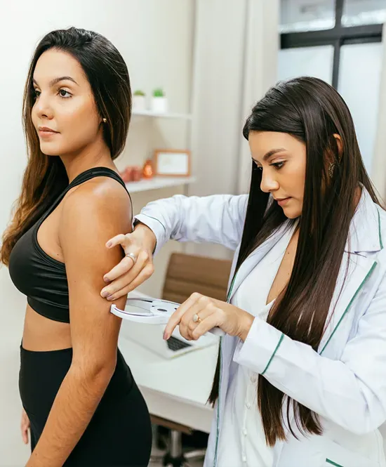 Nutricionista e paciente
