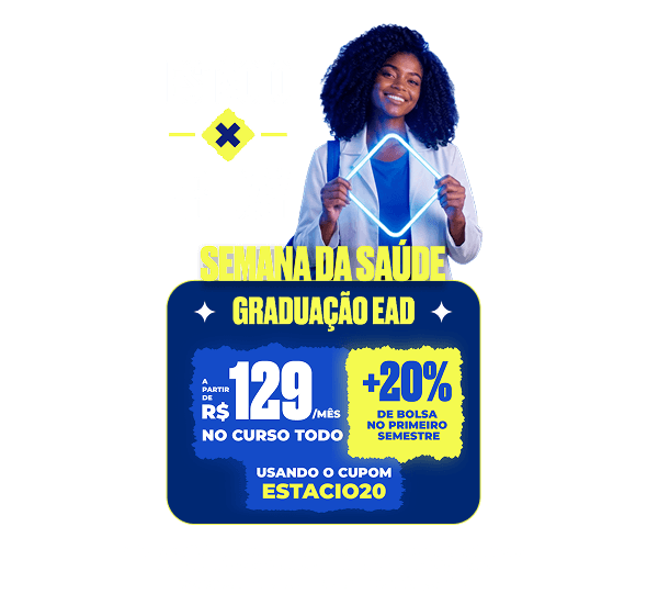 Graduação EAD em Saúde a partir de R$129/mês