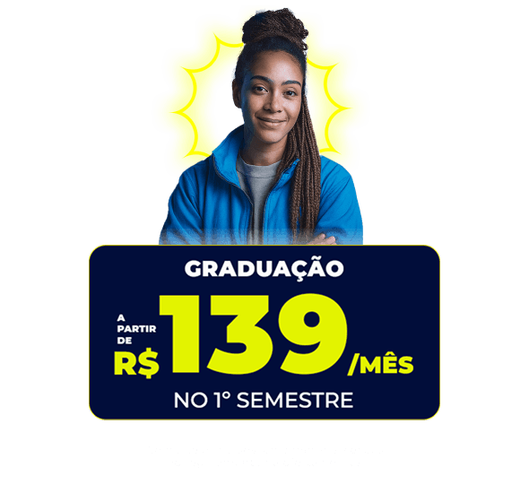 Graduação na Estácio a partir de R$ 139/mês