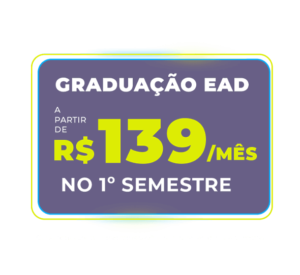 Comece sua Graduação EAD pagando menos!