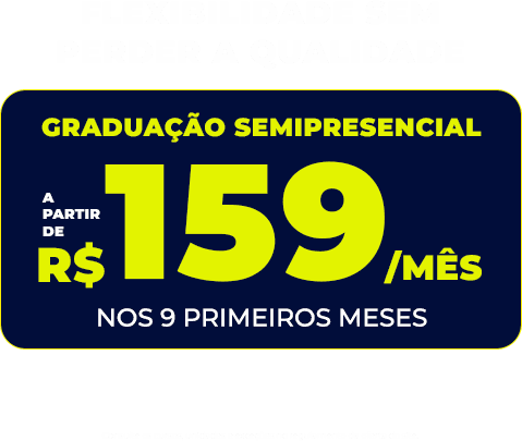 A flexibilidade que você precisa no Semipresencial
