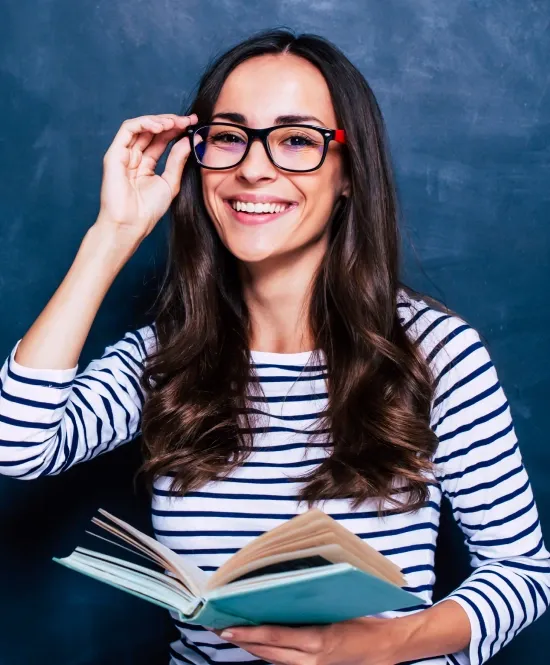 mulher de oculos