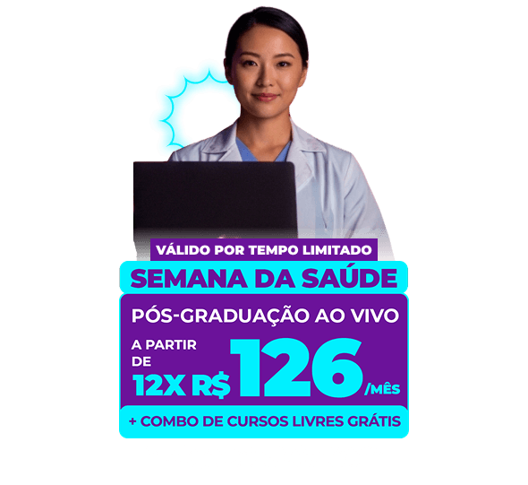 Futuro na Saúde: Pós Ao Vivo a partir de 12x R$126/mês
