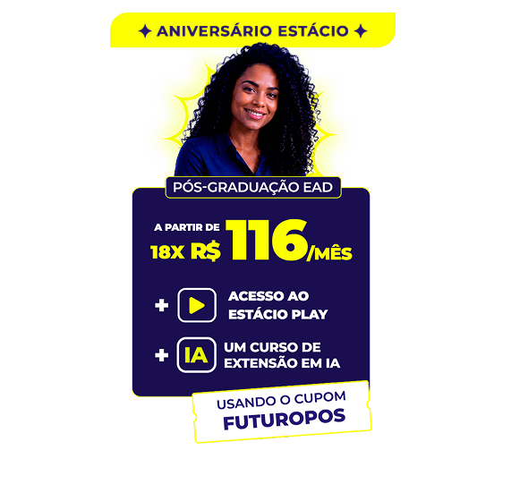 Pós EAD a partir de R$116/mês + curso de IA