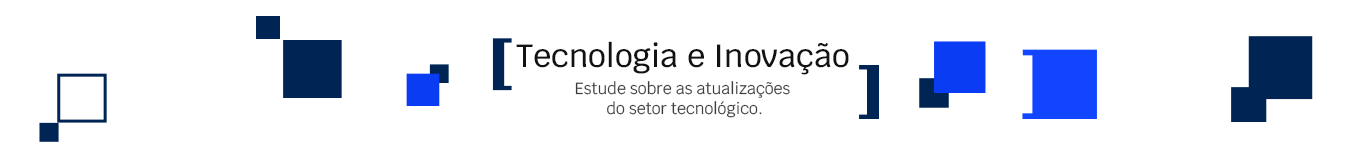 banner com textos categoria tecnologia e inovação